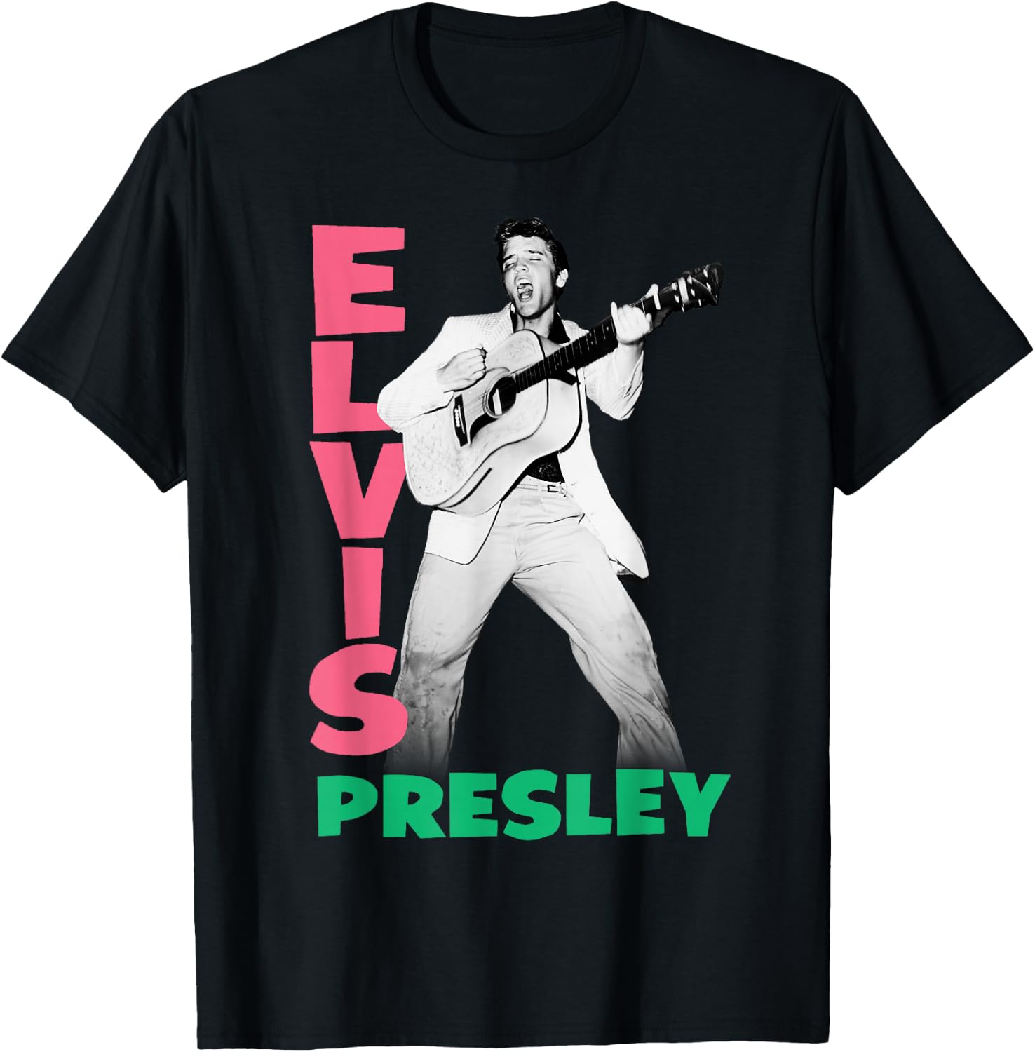 Elvis Presley Official 1956 T-Shirt - T-Shirt | Black