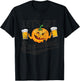 Lets Get Smashed Funny Pumpkin Beer Halloween T-Shirt - T-Shirt | Black