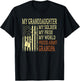 My Granddaughter My Soldier Proud Army Grandpa US Military T-Shirt - T-Shirt | Black