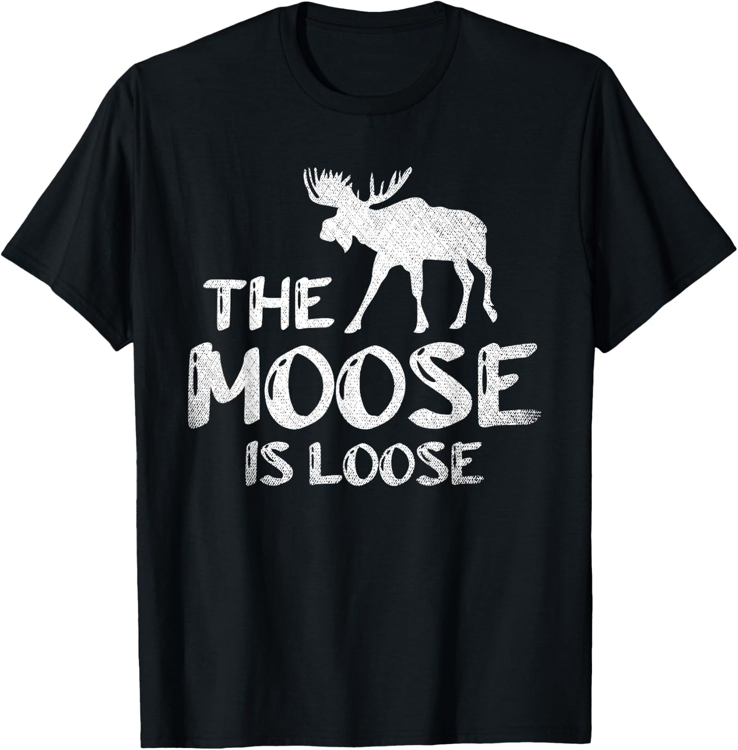 Sweden Wild Animal Scandinavia Forest Animal Funny Moose T-Shirt - T-Shirt | Black