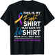 This Is My Fight Shirt Bladder Cancer Awareness Month Ribbon T-Shirt - T-Shirt | Black