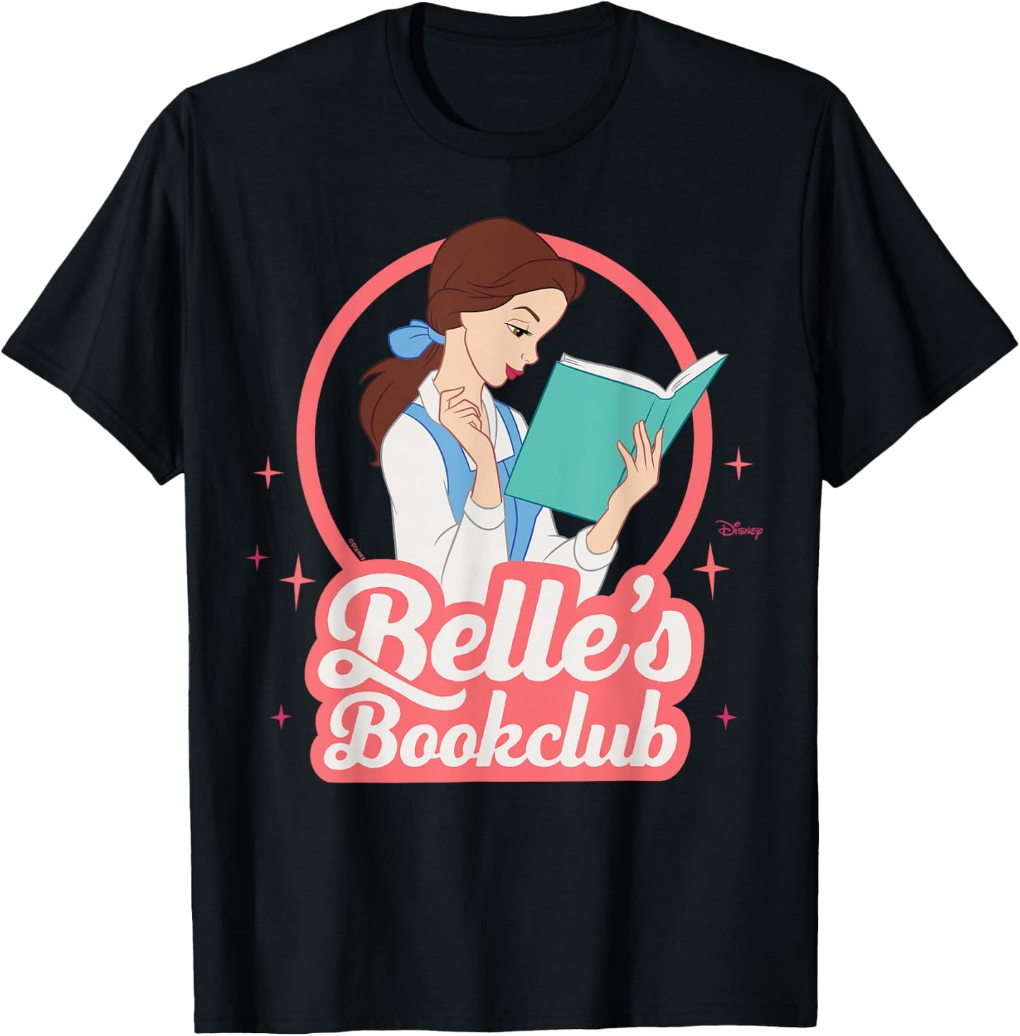 Disney Princess - Belle's Bookclub T-Shirt - T-Shirt | Black