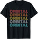 Retro Vintage Orbital T-Shirt - T-Shirt | Black