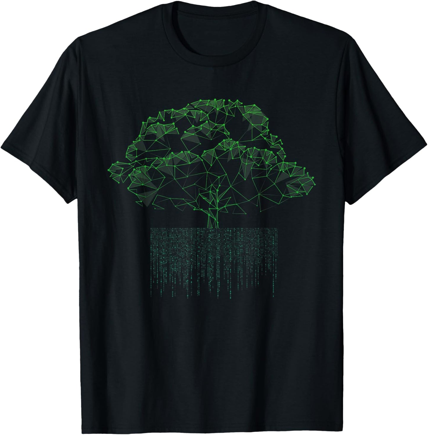 Funny Computer Nerd Gift Encryption Tree Code Programmer T-Shirt - T-Shirt | Black