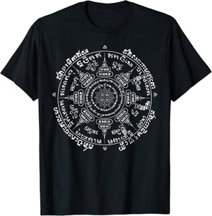 Sak Yant Thai Paed Tidt Tattoo Eight Direction Thailand T-Shirt - T-Shirt | Black