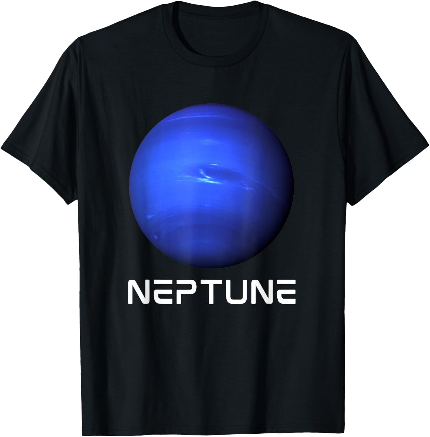 Solar System 8th Planet Neptune Outer Space T-Shirt - T-Shirt | Black