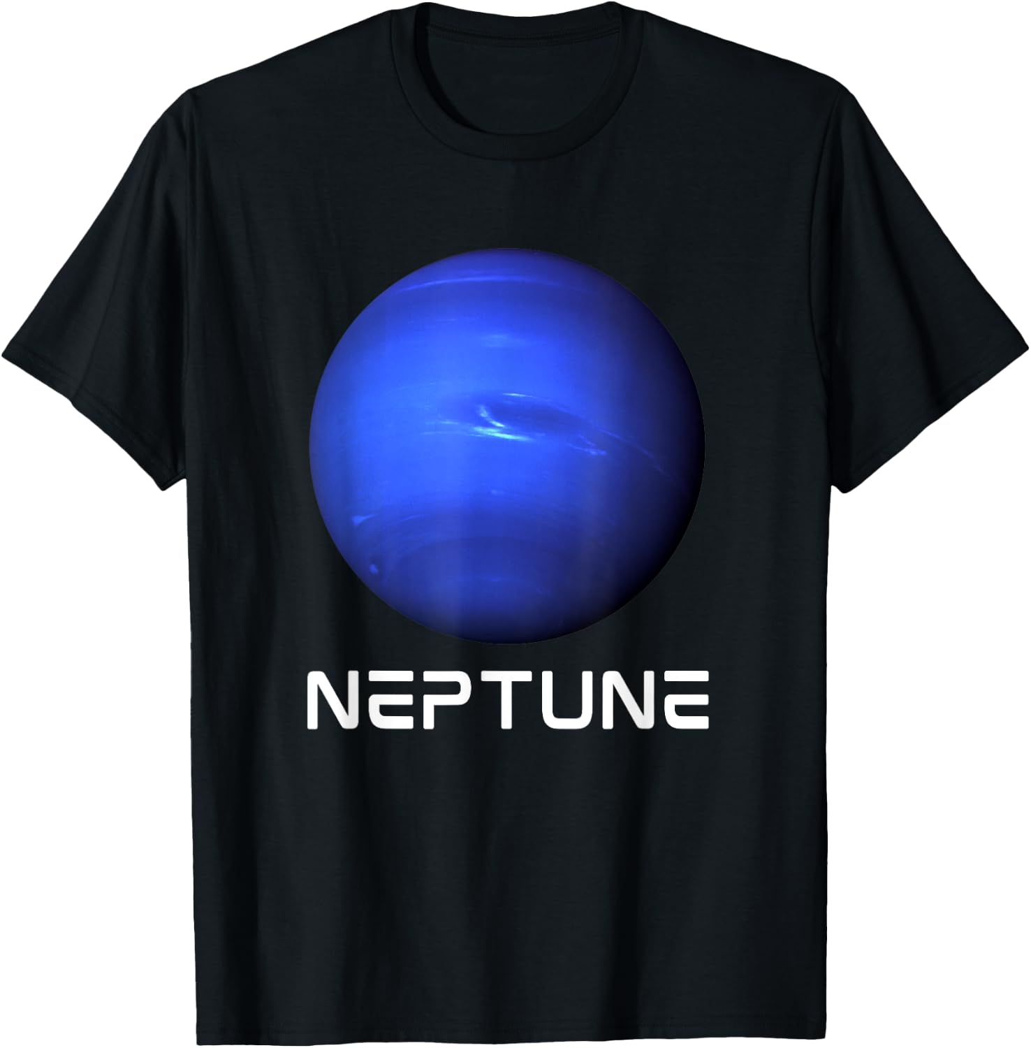 Solar System 8th Planet Neptune Outer Space T-Shirt - T-Shirt | Black