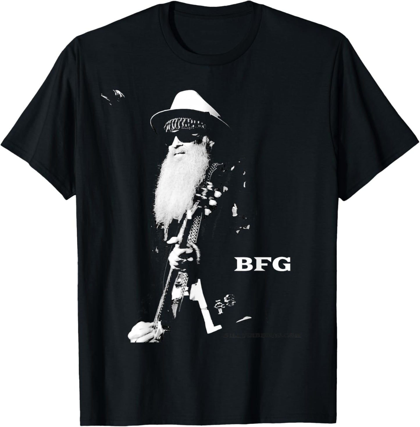 Official Billy F Gibbons of ZZ Top Live T-Shirt - T-Shirt | Black