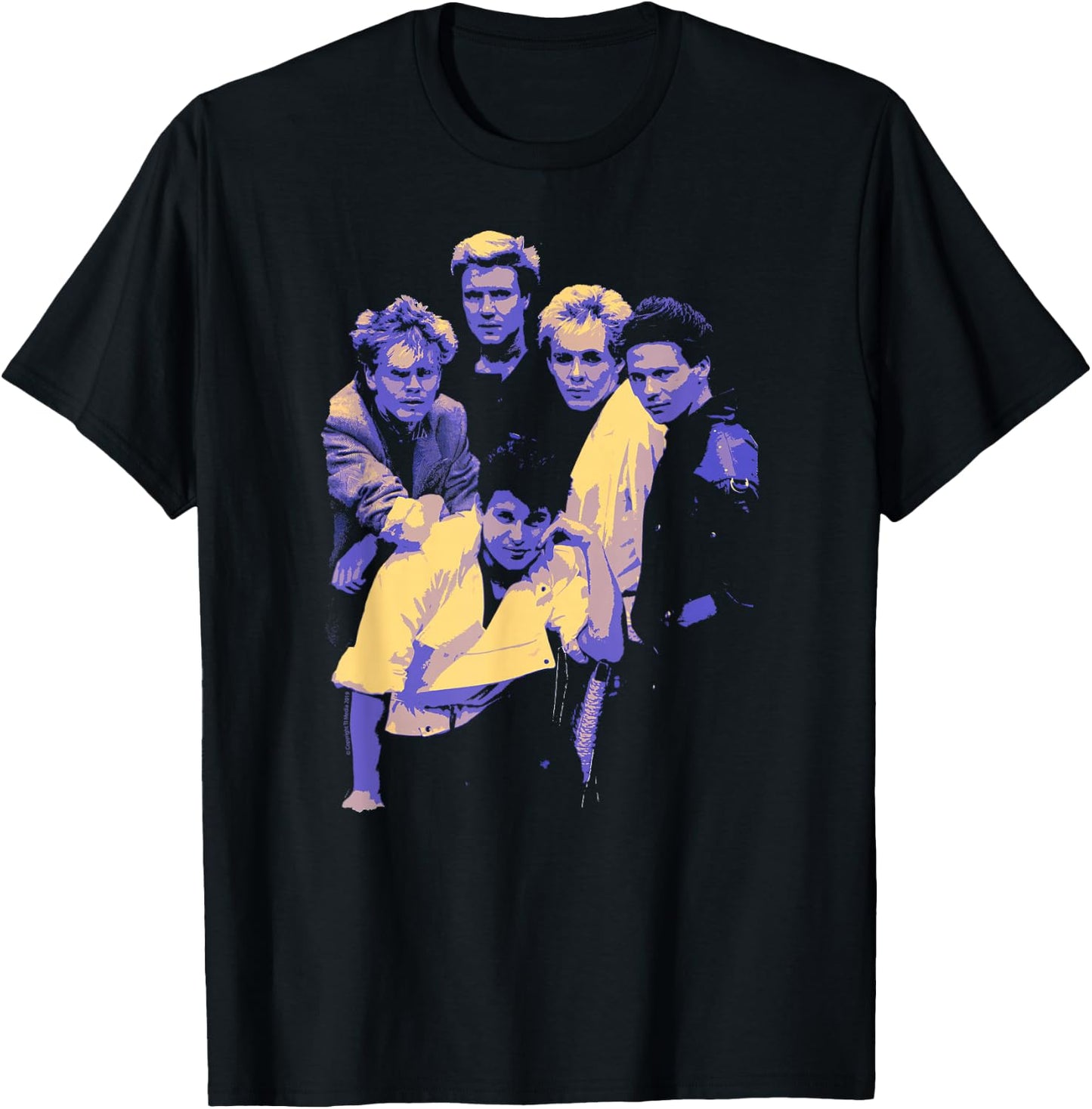 TV Times Duran Duran Band Portrait Blue 1983 T-Shirt - T-Shirt | Black