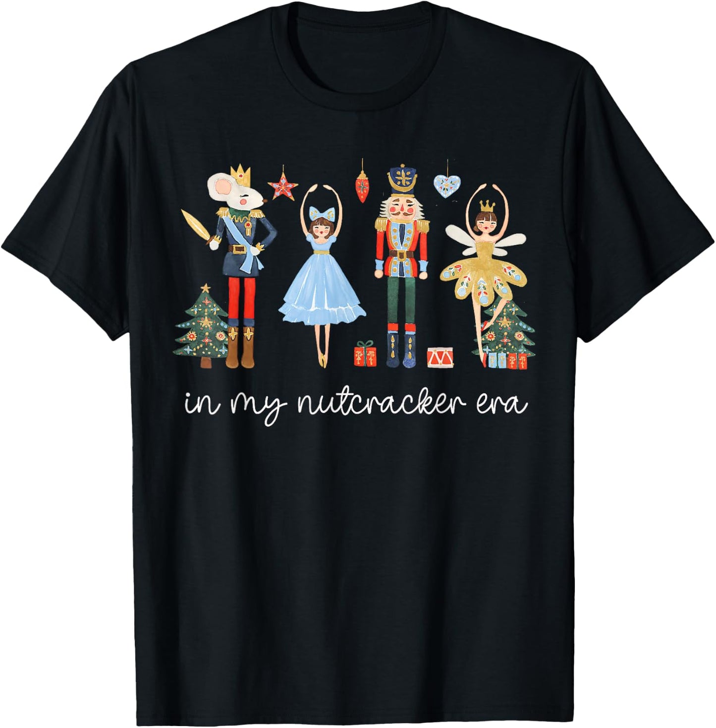 In My Nutcracker Era Christmas Nutcracker Bellet Princess T-Shirt - T-Shirt | Black