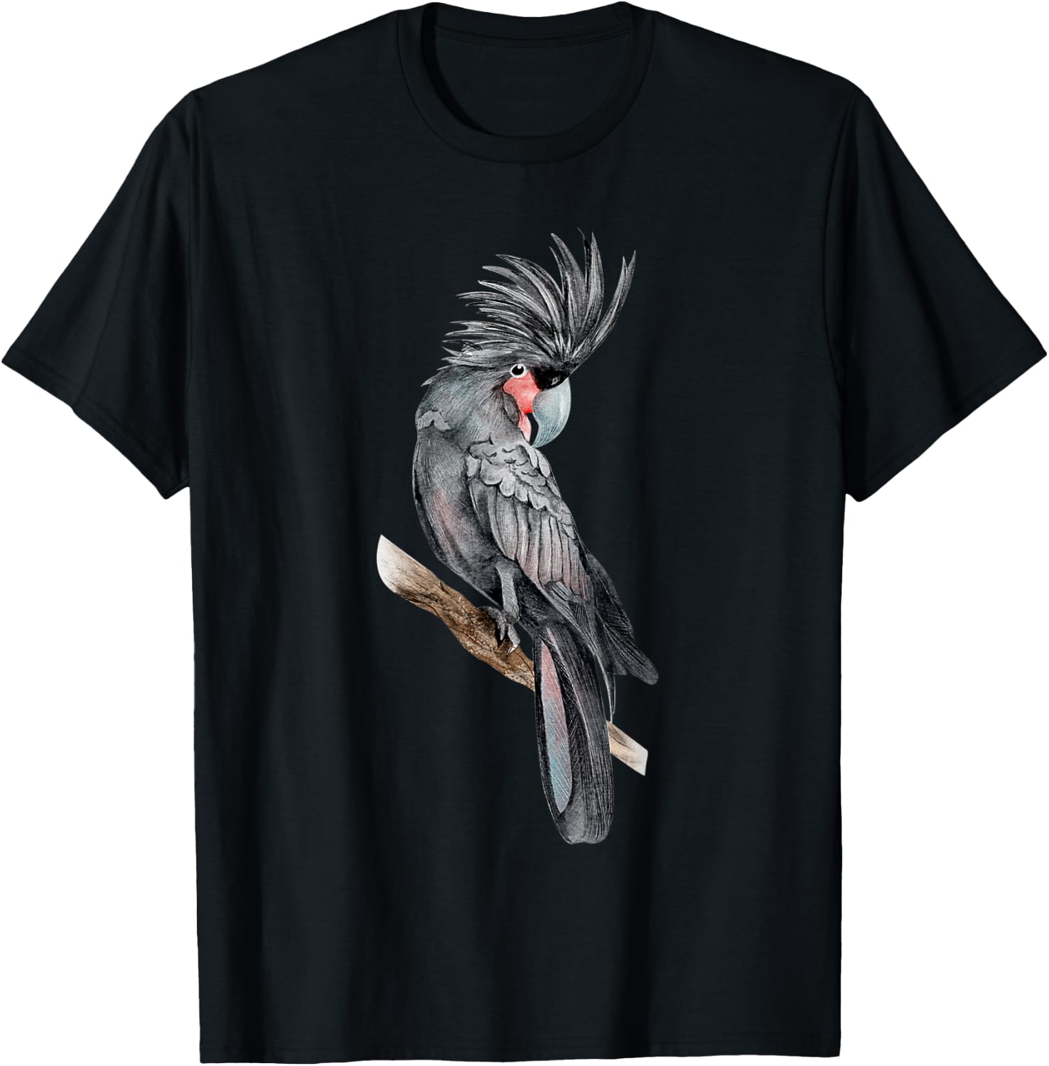 Palm Cockatoo T-Shirt - T-Shirt | Black