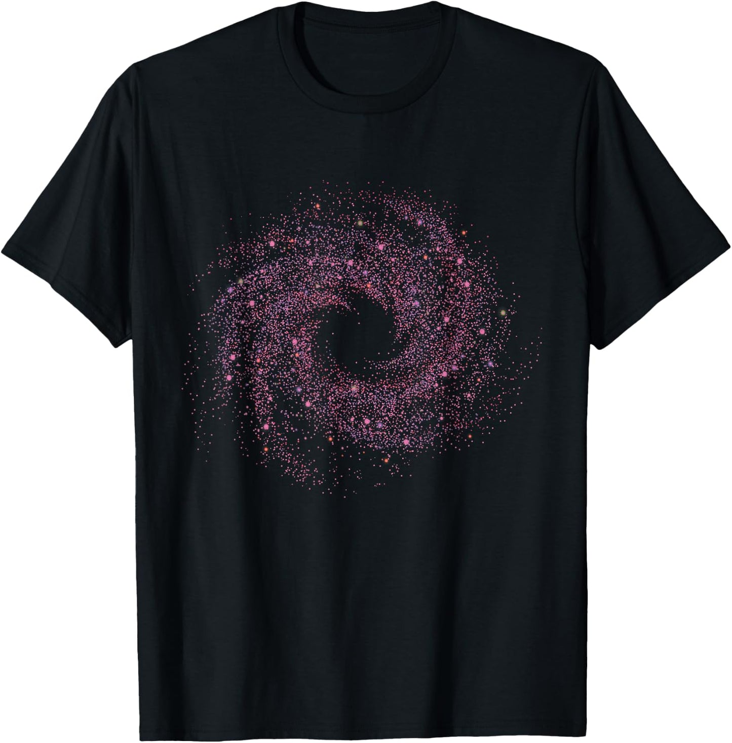 Physicist Astronaut Gift Quantum Physics Spiral Galaxy T-Shirt - T-Shirt | Black