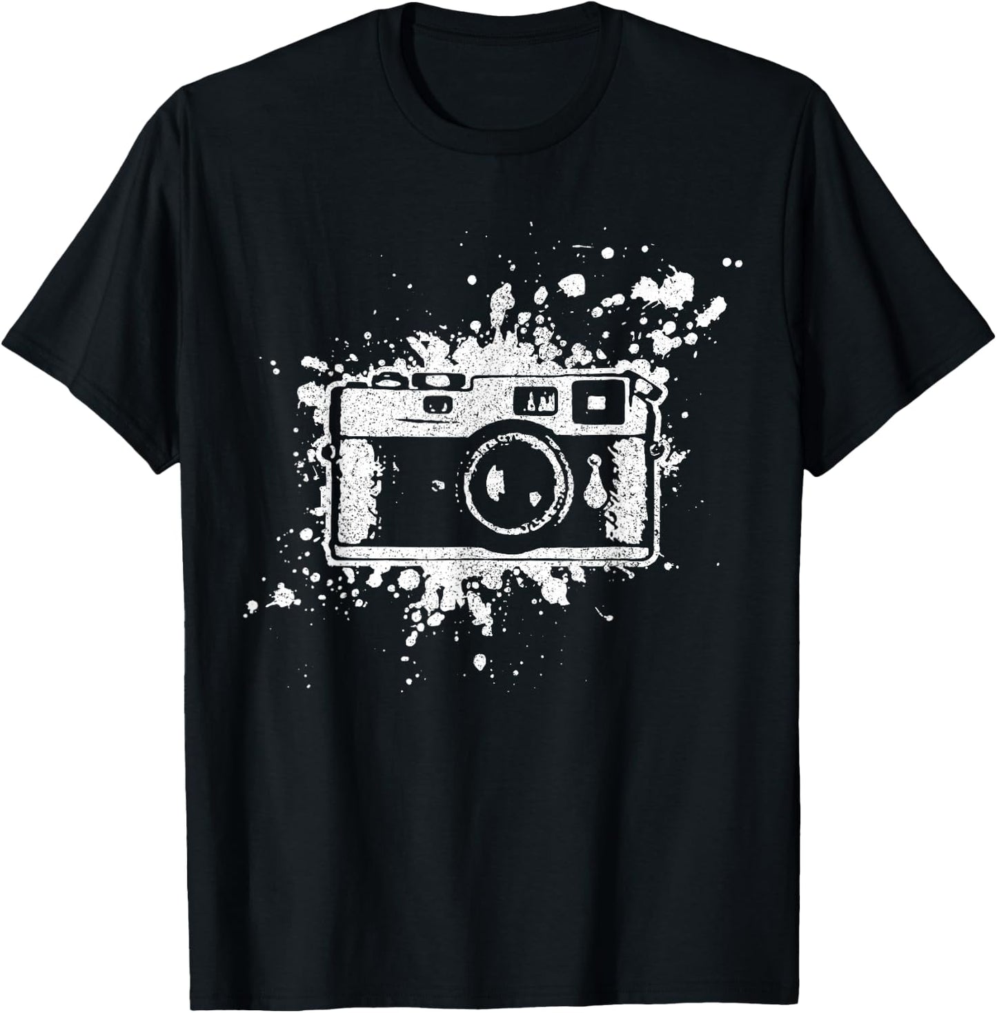 Photographer Gift Vintage Camera Photography T-Shirt - T-Shirt | Black
