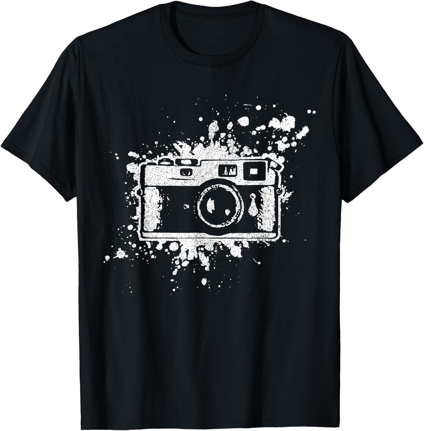 Photographer Gift Vintage Camera Photography T-Shirt - T-Shirt | Black