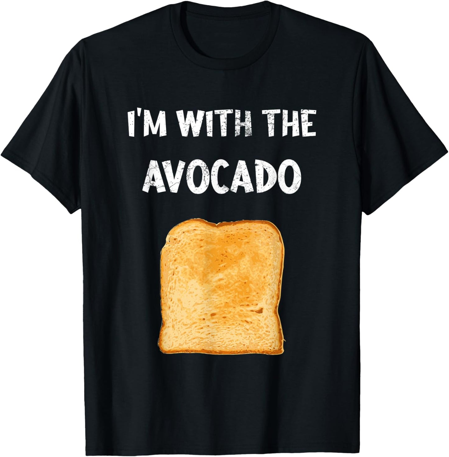 Funny Thanksgiving shirt I 'am with The Avocado T-Shirt - T-Shirt | Black