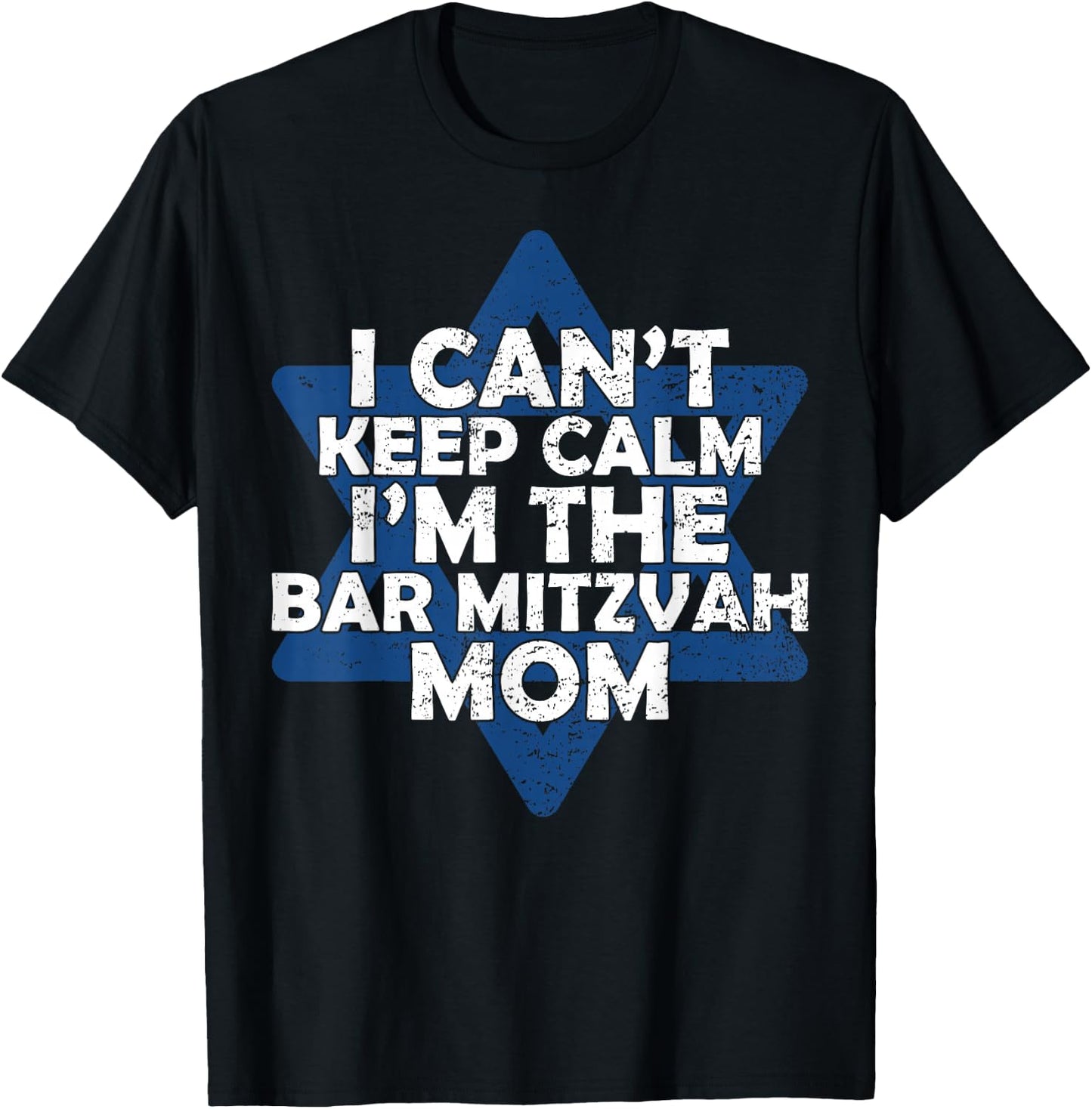Magen David Jewish Mom Bar Mitzvah T-Shirt - T-Shirt | Black