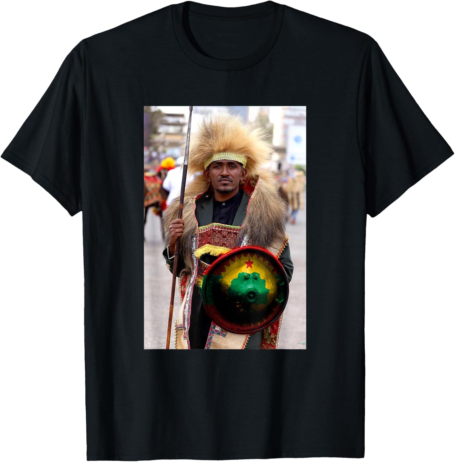 Oromo hero flag Ethiopian Oromo proud gift T-Shirt - T-Shirt | Black