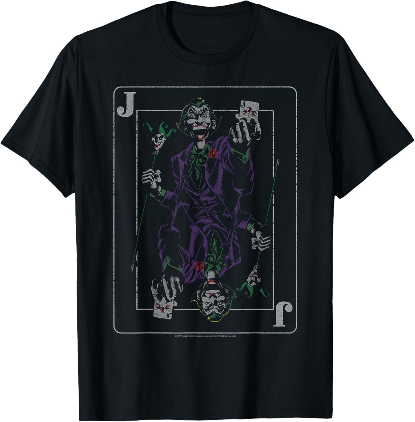 DC Comics Batman Jokers Wild Small T-Shirt - T-Shirt | Black