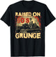 Raised On 90's Grunge Rock Music Lover T-Shirt - T-Shirt | Black