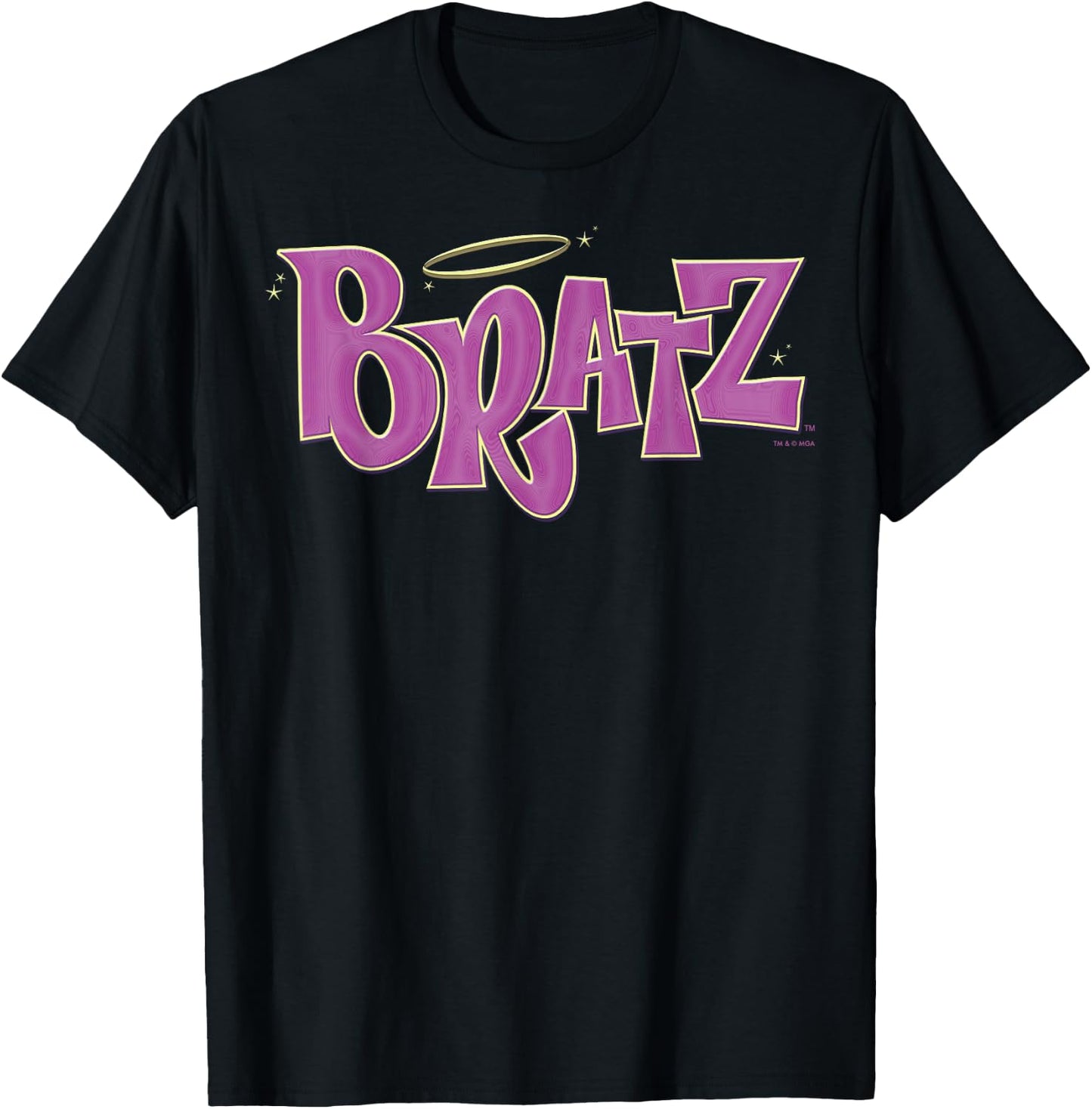 Bratz Pink Classic Logo T-Shirt - T-Shirt | Black