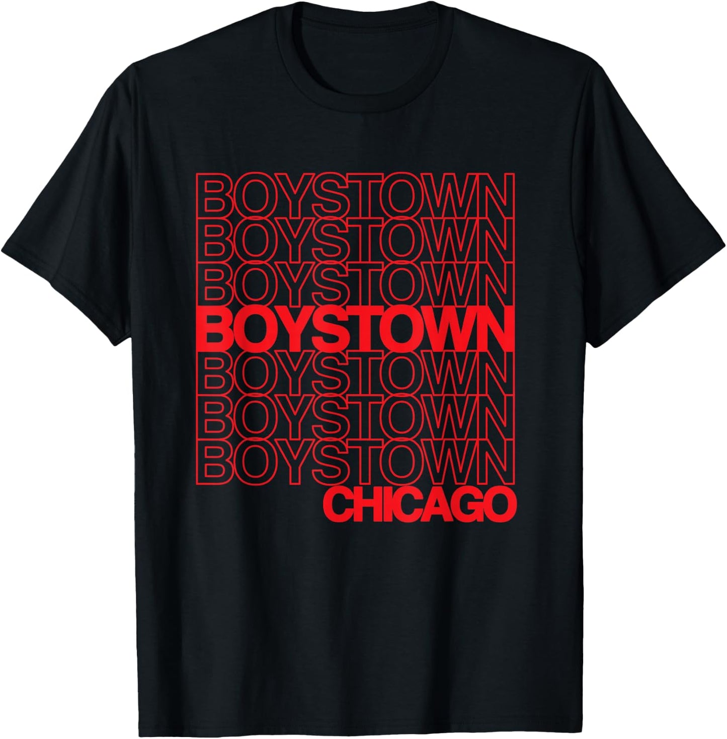 Boystown Chicago for Boystown Pride T-Shirt - T-Shirt | Black