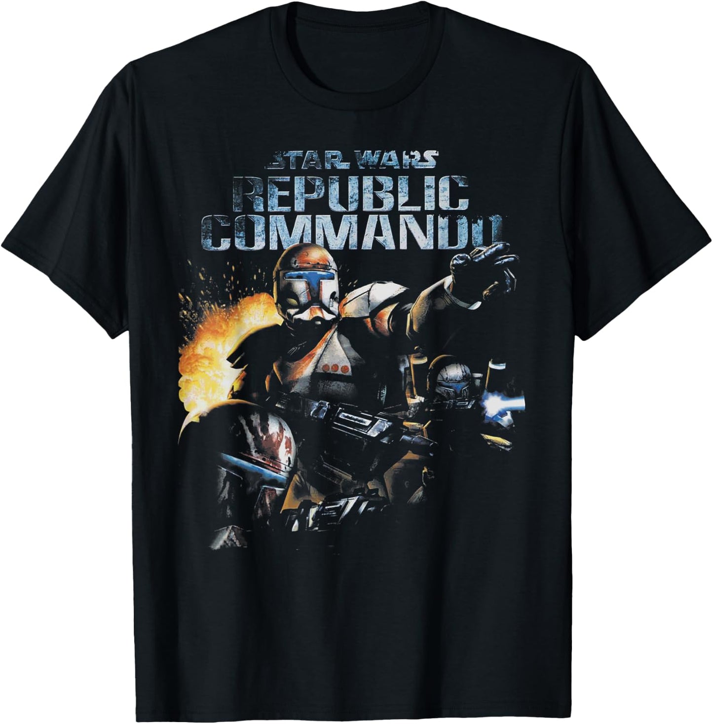 Star Wars Republic Commando Video Game T-Shirt - T-Shirt | Black