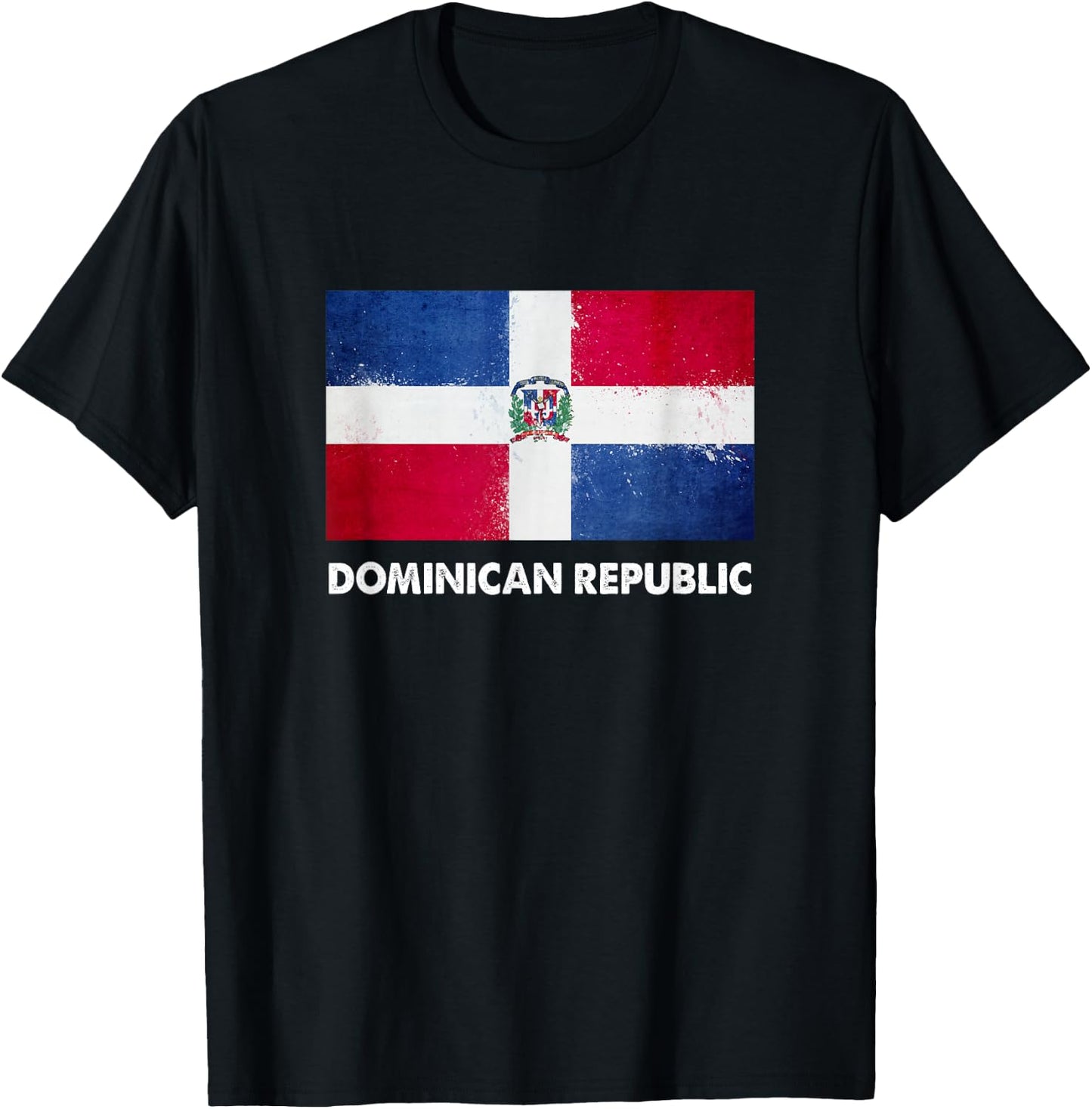 Dominican Republic Flag Shirt | Dominican T-Shirt - T-Shirt | Black