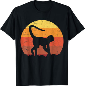 Spider Monkey Vintage T-Shirt - T-Shirt | Black