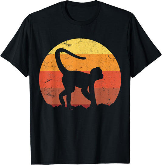 Spider Monkey Vintage T-Shirt - T-Shirt | Black