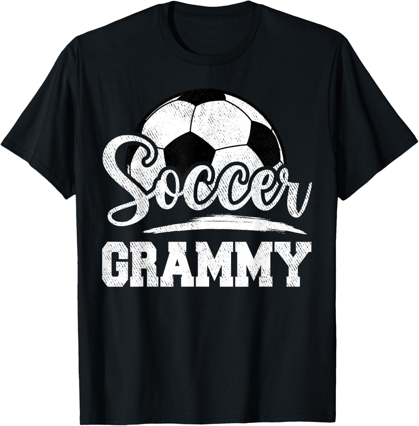 Soccer Grammy Soccer Player Game Day Mother's Day T-Shirt - T-Shirt | Black