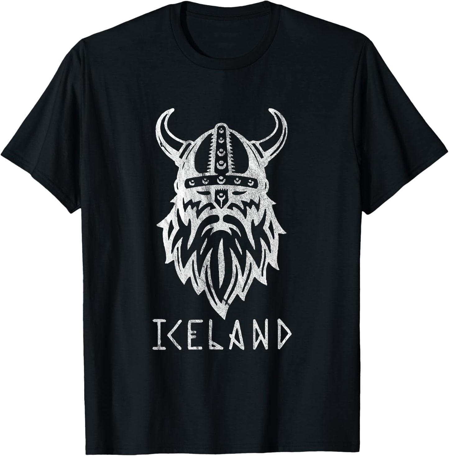 Vintage Viking of Iceland T-Shirt - T-Shirt | Black
