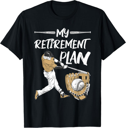 Baseball - Retirement Gifts T-Shirt - T-Shirt | Black