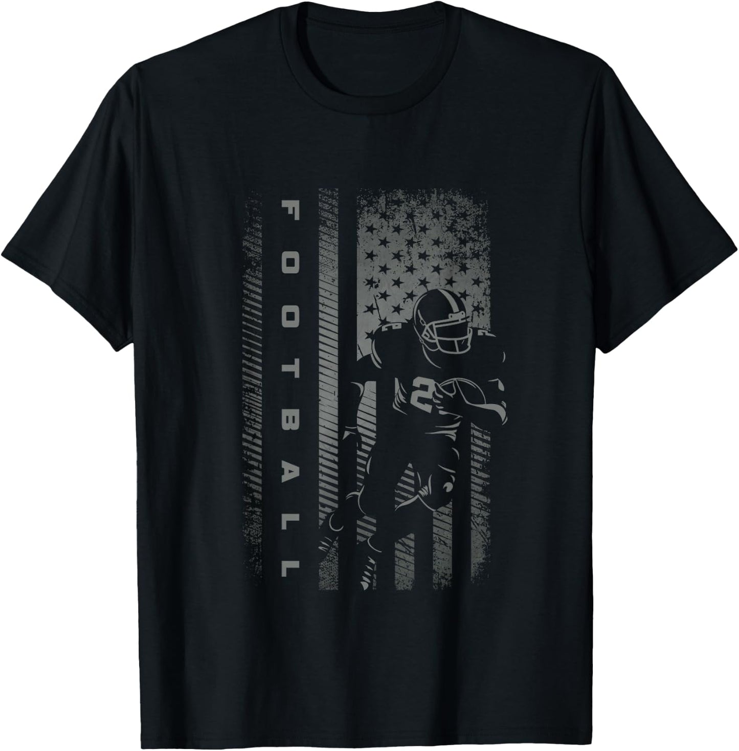 American Football Apparel - Football T-Shirt - T-Shirt | Black