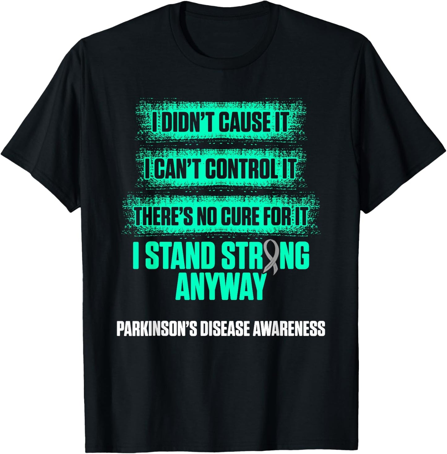 Parkinsons Disease Awareness Cause Warrior Survivor T-Shirt - T-Shirt | Black