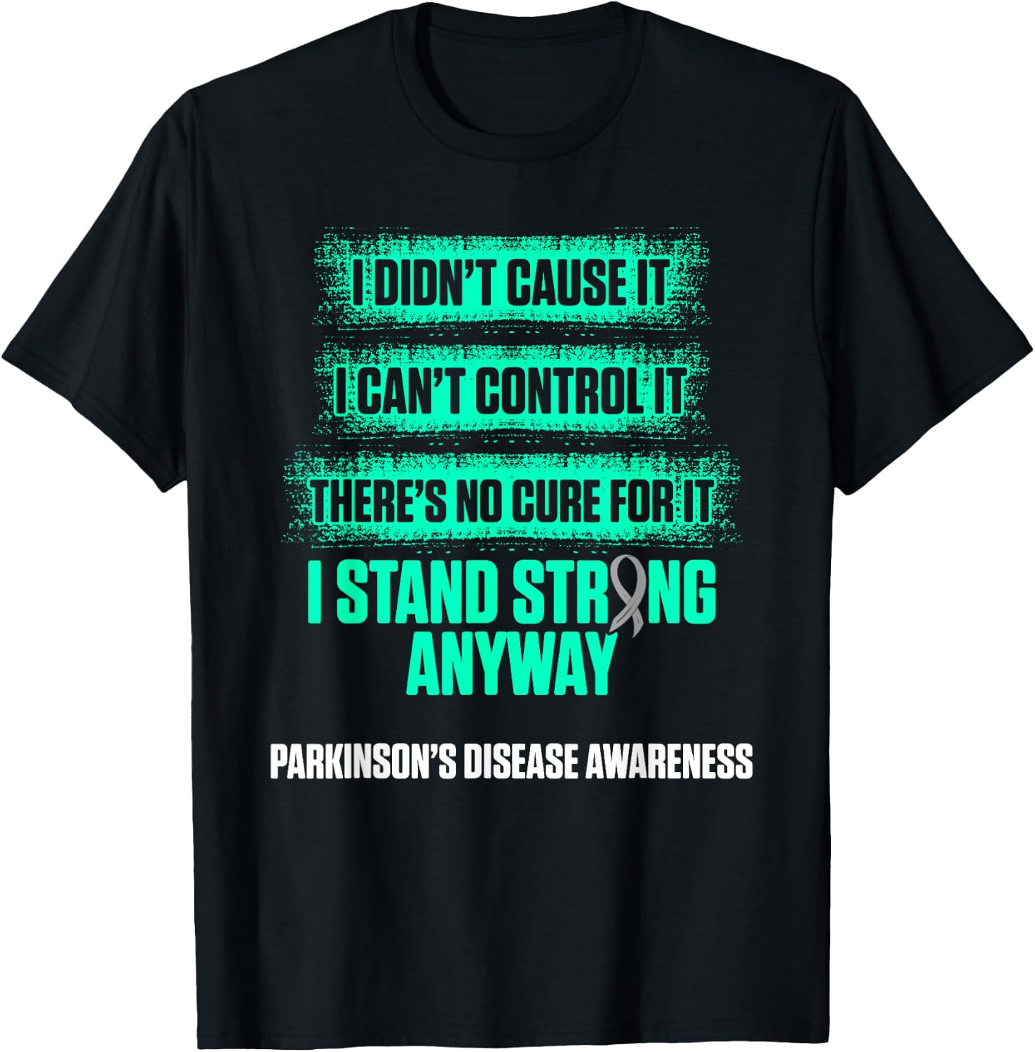 Parkinsons Disease Awareness Cause Warrior Survivor T-Shirt - T-Shirt | Black