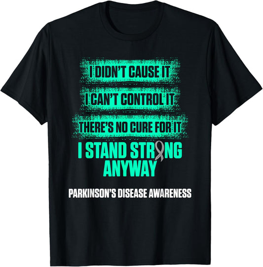 Parkinsons Disease Awareness Cause Warrior Survivor T-Shirt - T-Shirt | Black