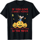 If You Give A Mouse A Pumpkin He Decorate All The Pumpkins T-Shirt - T-Shirt | Black