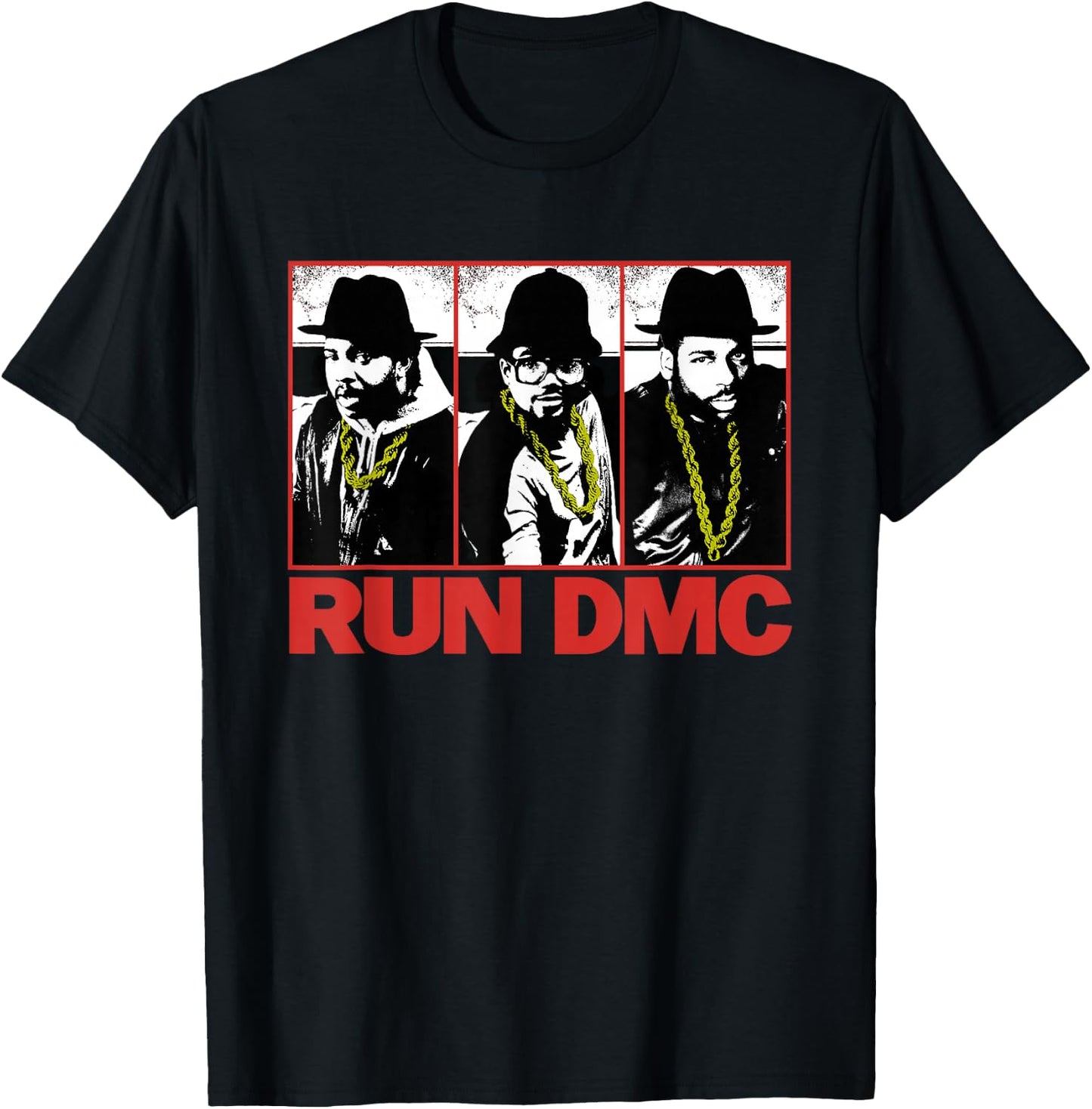 Run DMC Threshold Stills T-Shirt - T-Shirt | Black