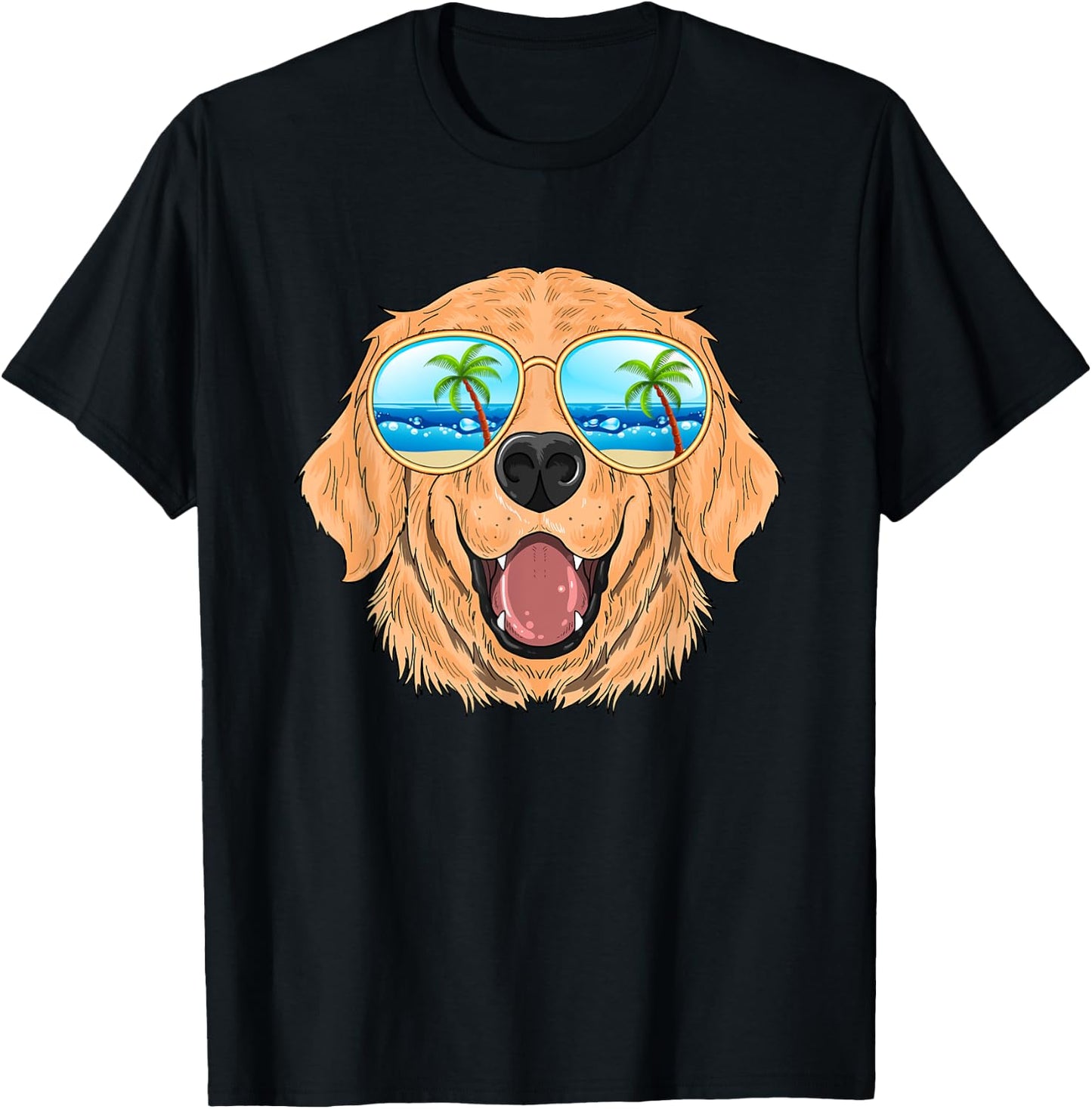 Cute funny Labrador golden retriever gifts for T-Shirt - T-Shirt | Black