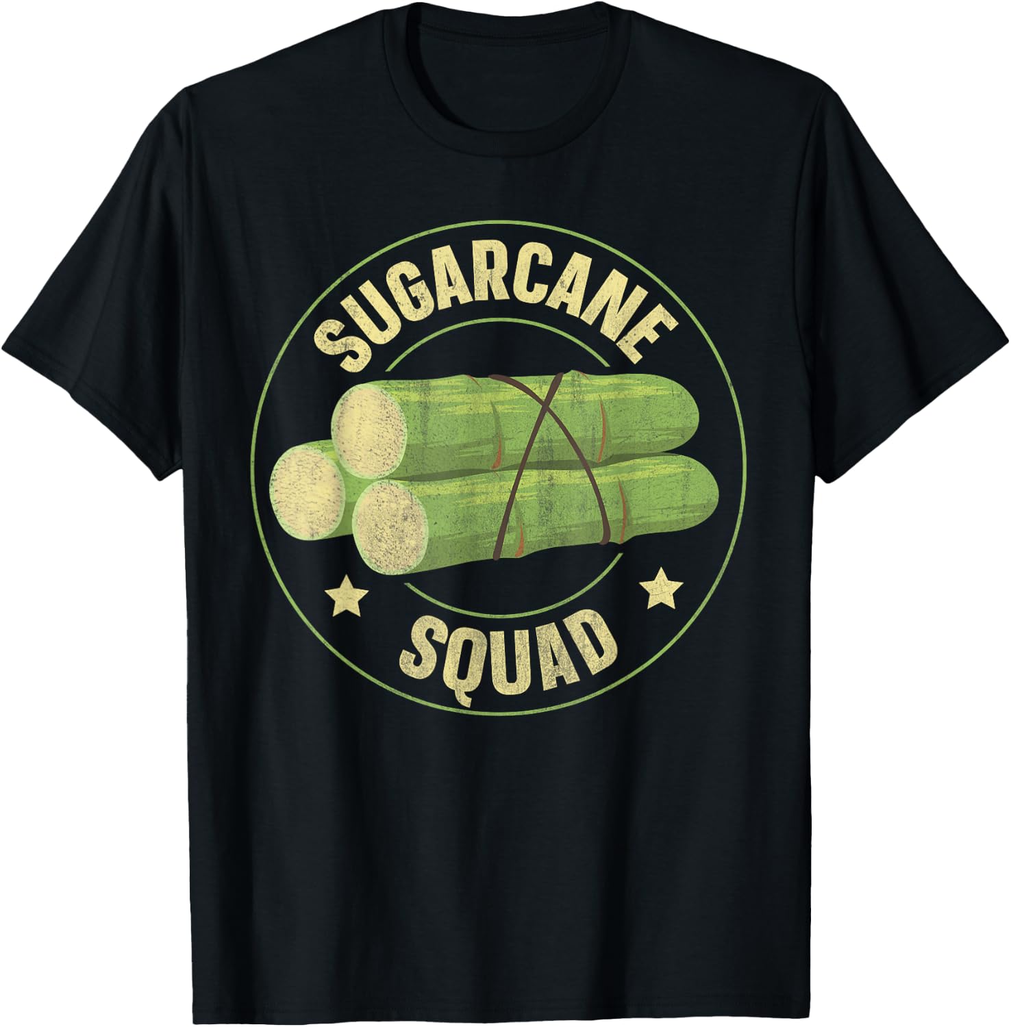 Sugarcane Squad Design for a Sugarcane farmer T-Shirt - T-Shirt | Black