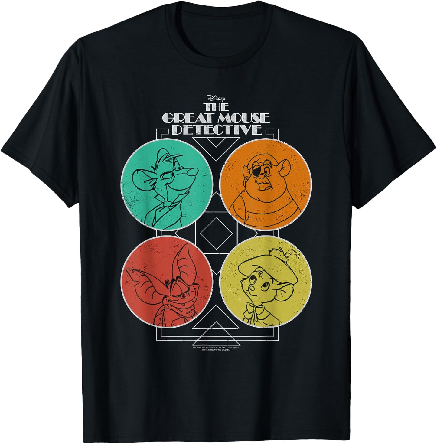 Disney The Great Mouse Detective T-Shirt - T-Shirt | Black