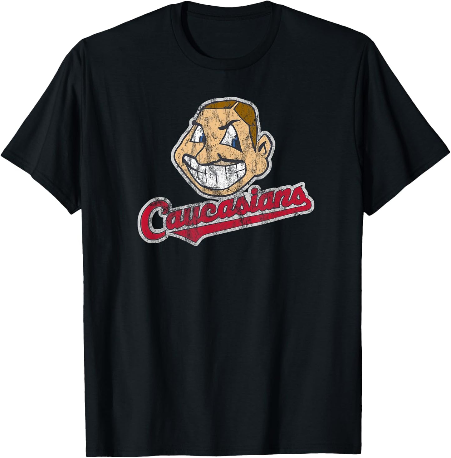 Caucasians THE ORIGINAL T-Shirt - T-Shirt | Black