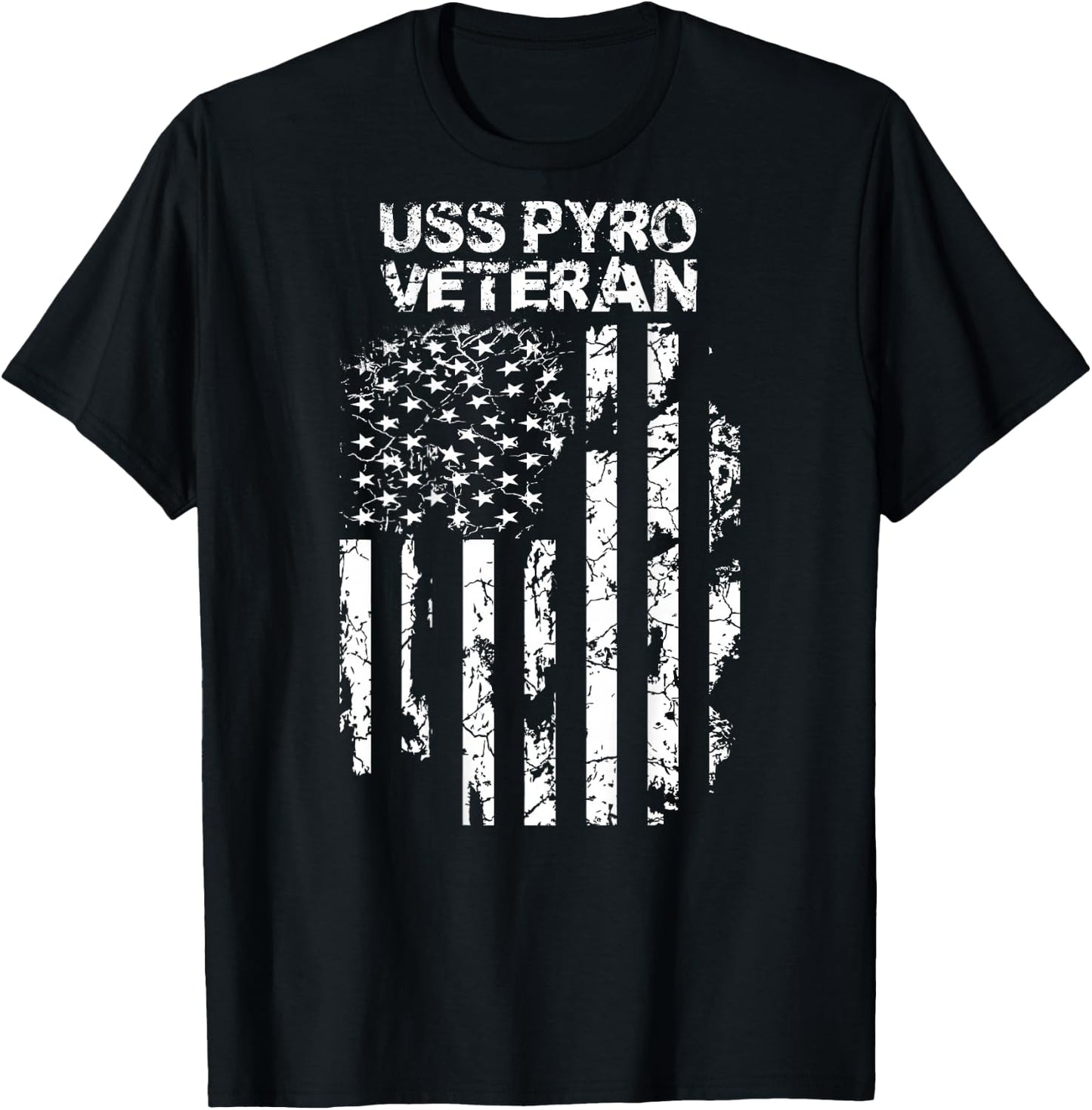 USS Pyro Veteran T-Shirt - T-Shirt | Black