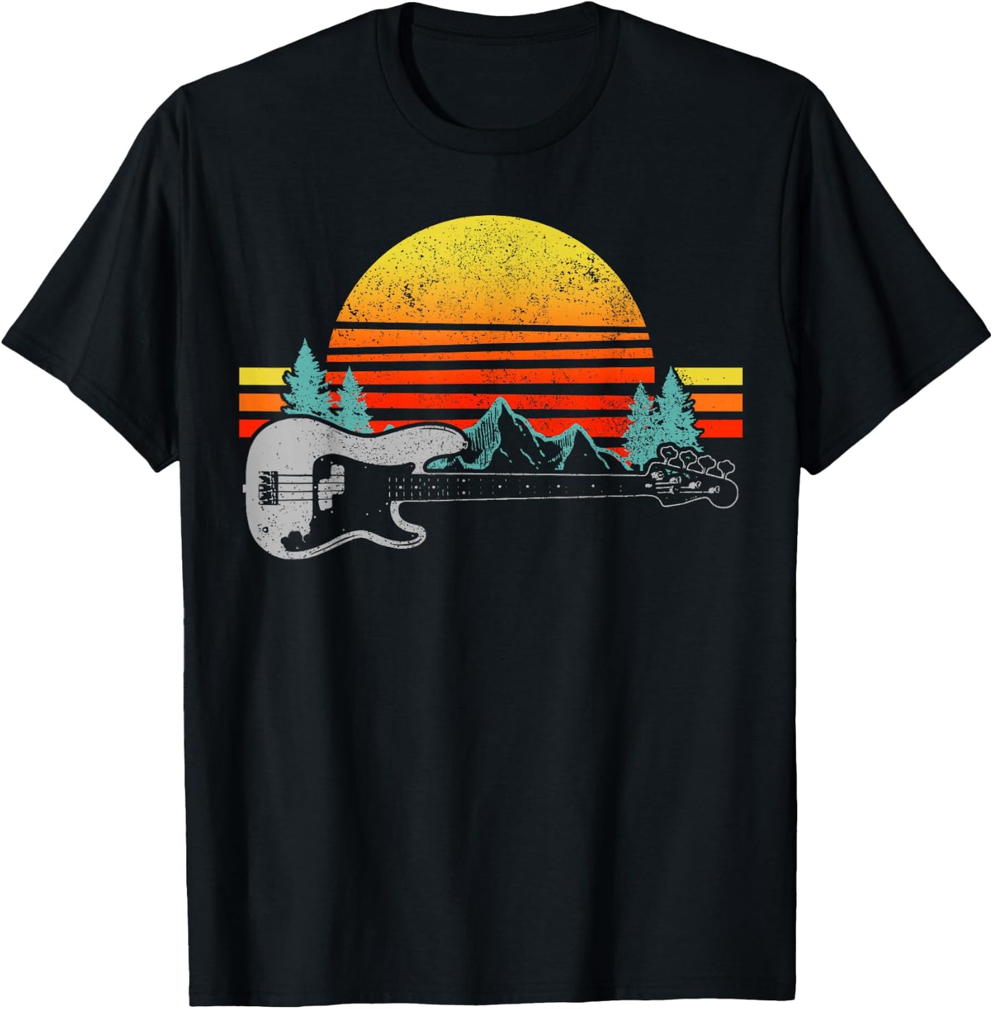 Bass Bassist Bass Guitar Musician Funny Gift T-Shirt - T-Shirt | Black