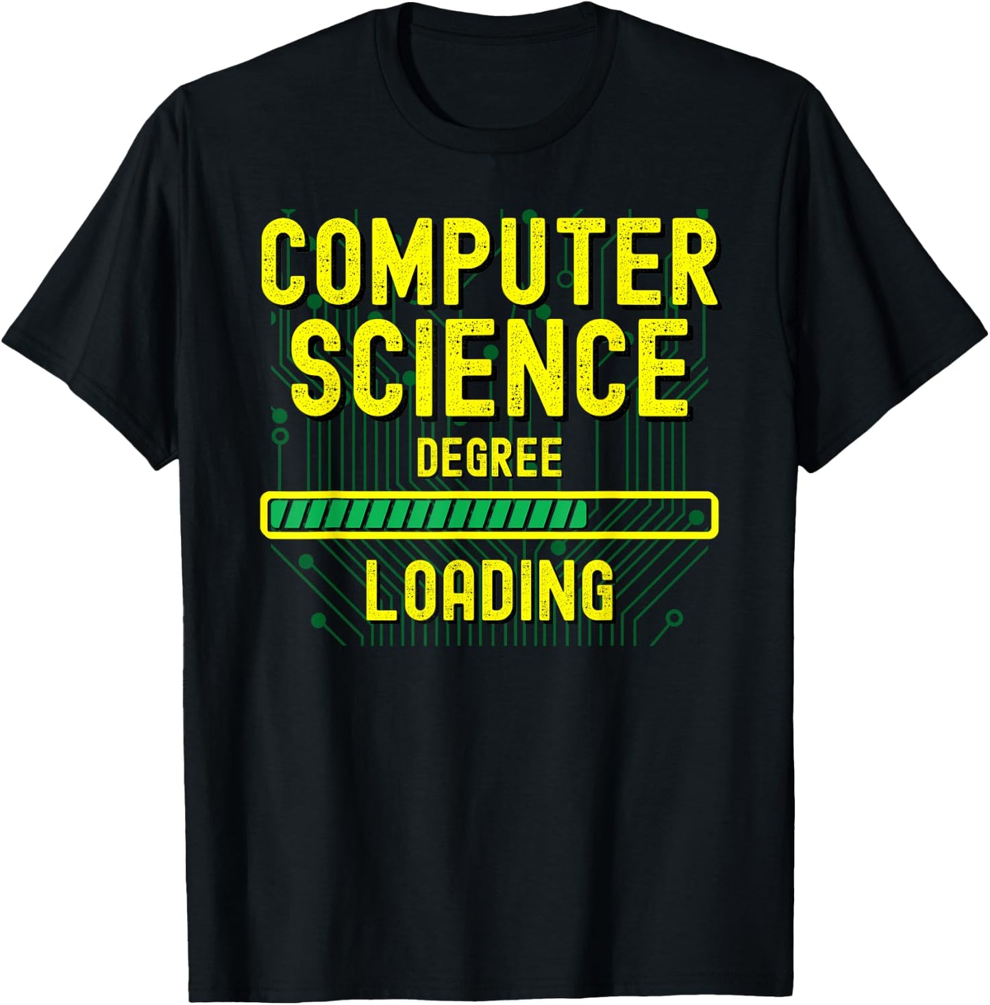Computer Science Degree Gift Computer Science Degree Loading T-Shirt - T-Shirt | Black