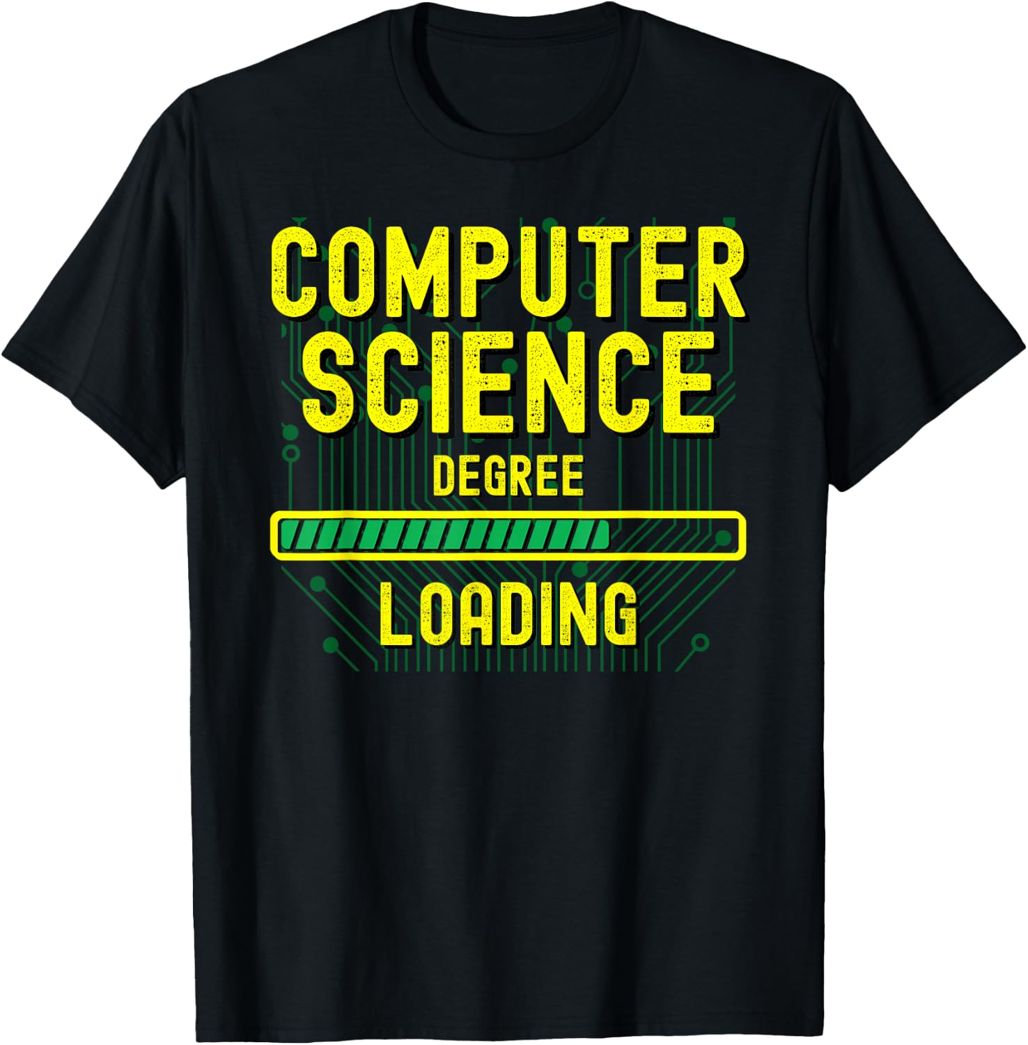 Computer Science Degree Gift Computer Science Degree Loading T-Shirt - T-Shirt | Black