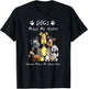 Dogs Make Me Happy Humans Make My Head Hurt T-Shirt - T-Shirt | Black