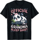 Grandmother Panda & Cub Official Grandma Sleep Shirt T-Shirt - T-Shirt | Black