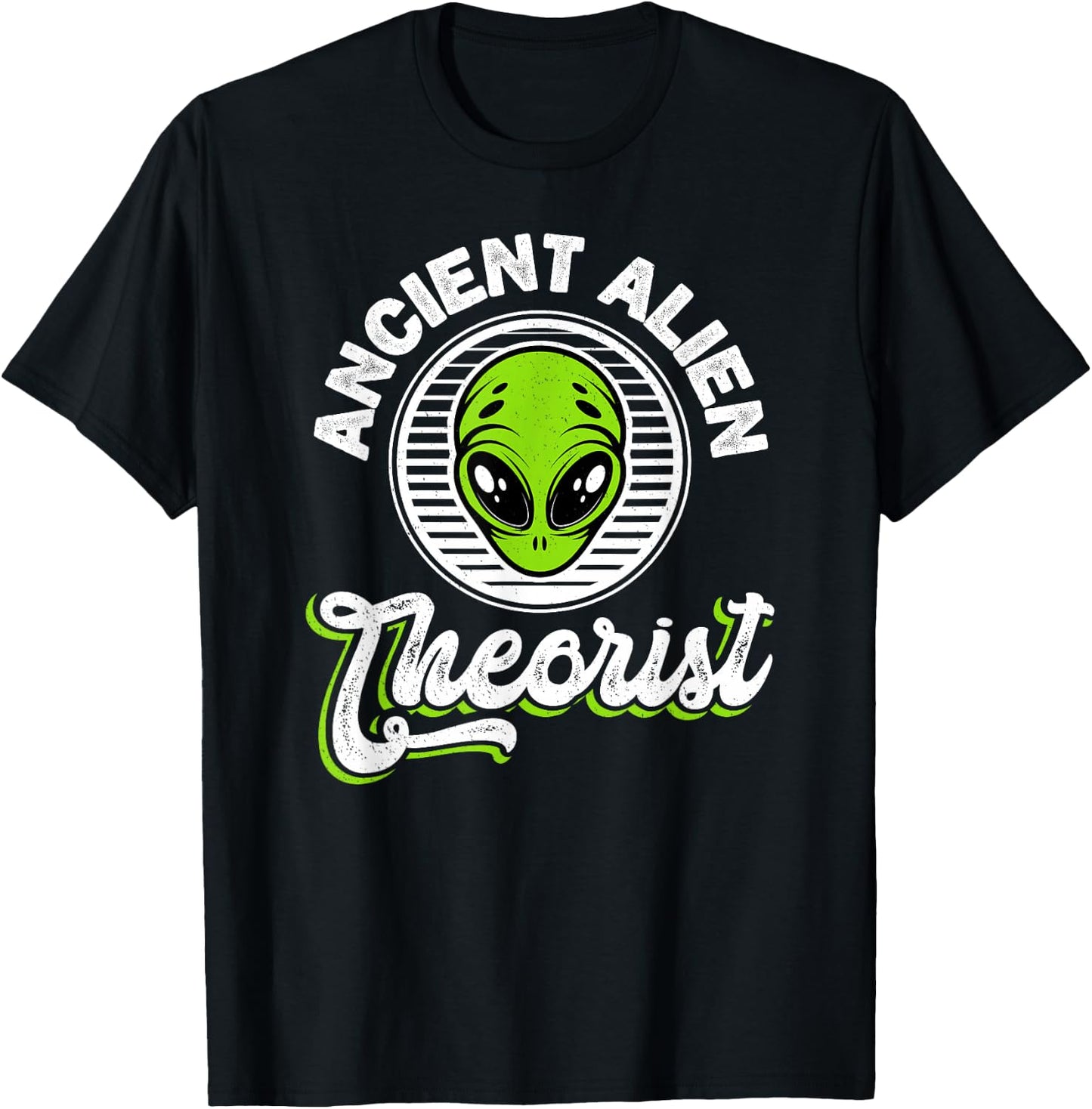 Ancient Alien Theorist Extraterrestrial T-Shirt - T-Shirt | Black