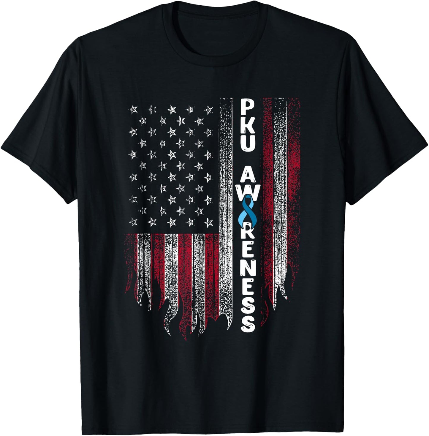Phenylketonuria PKU Strong Warrior Inspiring Awareness T-Shirt - T-Shirt | Black